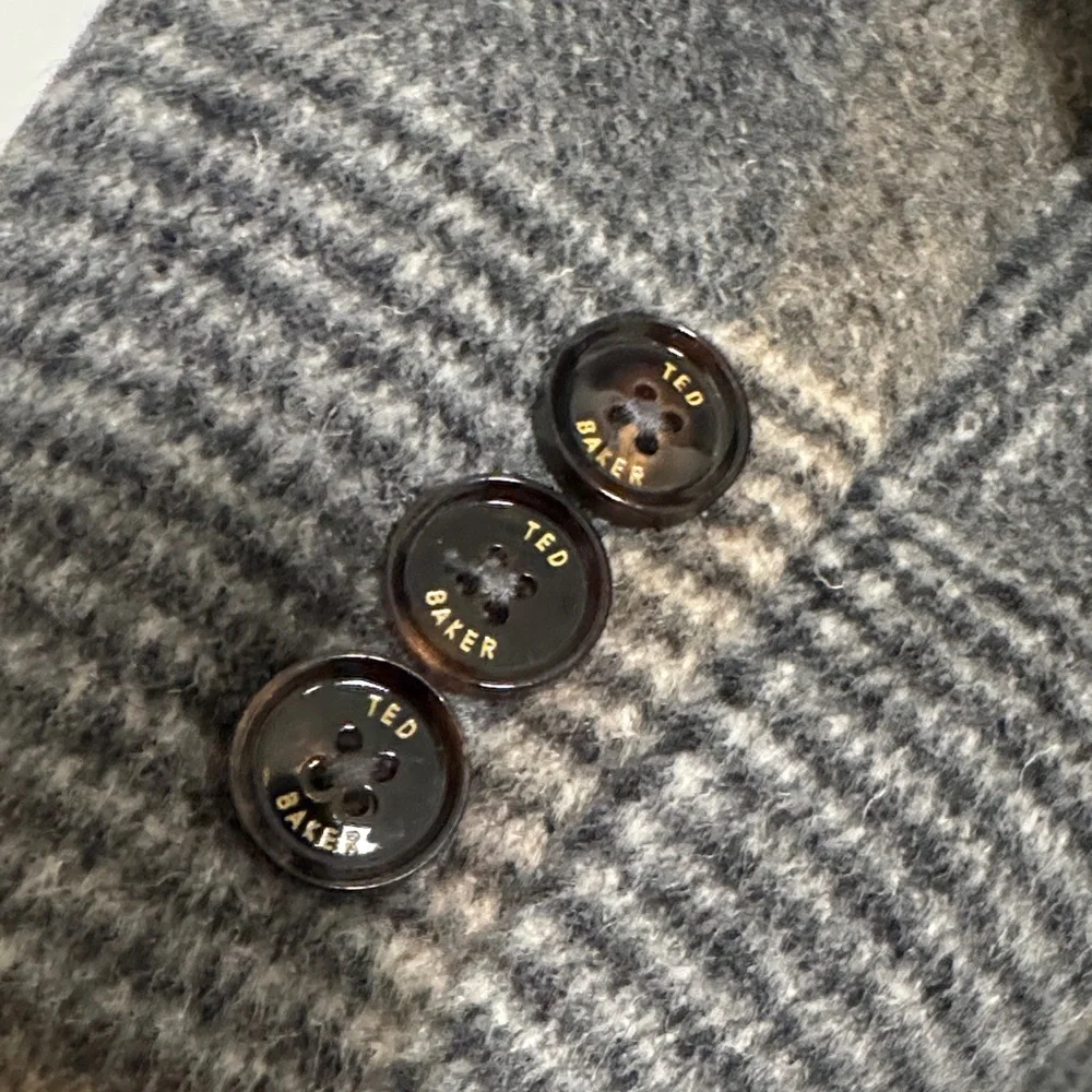 Ted Baker London Checkered Wool Coat - Picture 6 of 9